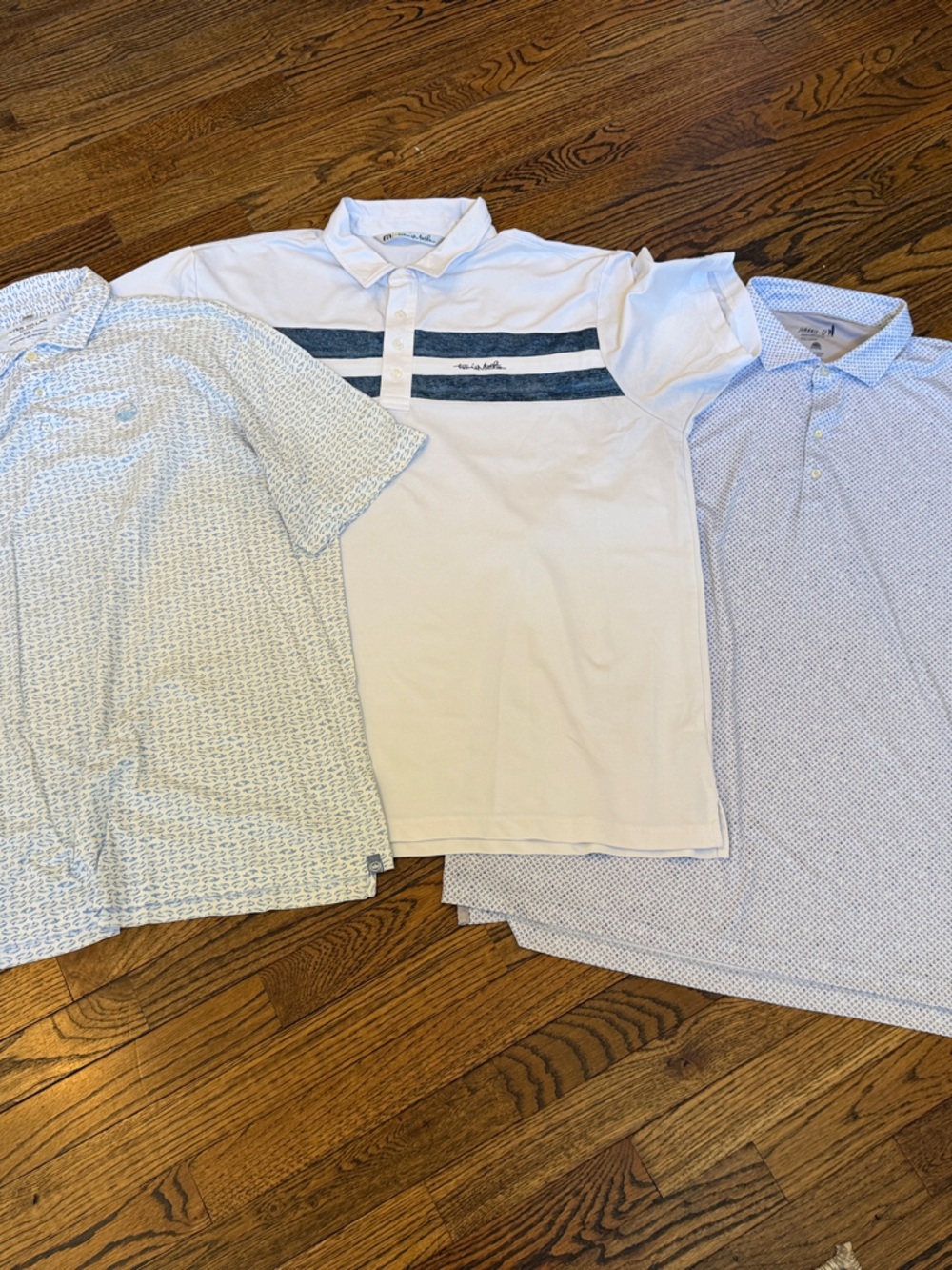 Peter Millar, Travis Matthews, and Johnnie O polos 3 for $32